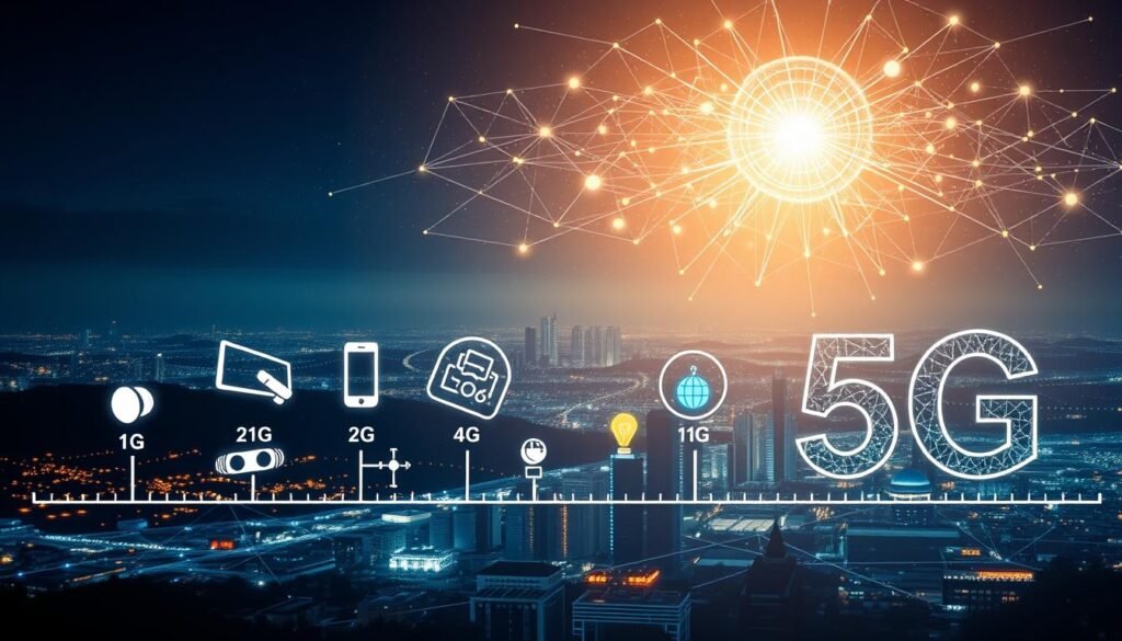 perkembangan internet, jaringan 5G, teknologi jaringan