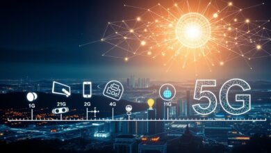 perkembangan internet, jaringan 5G, teknologi jaringan